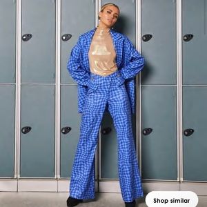 Missguided blue trousers BRAND NEW